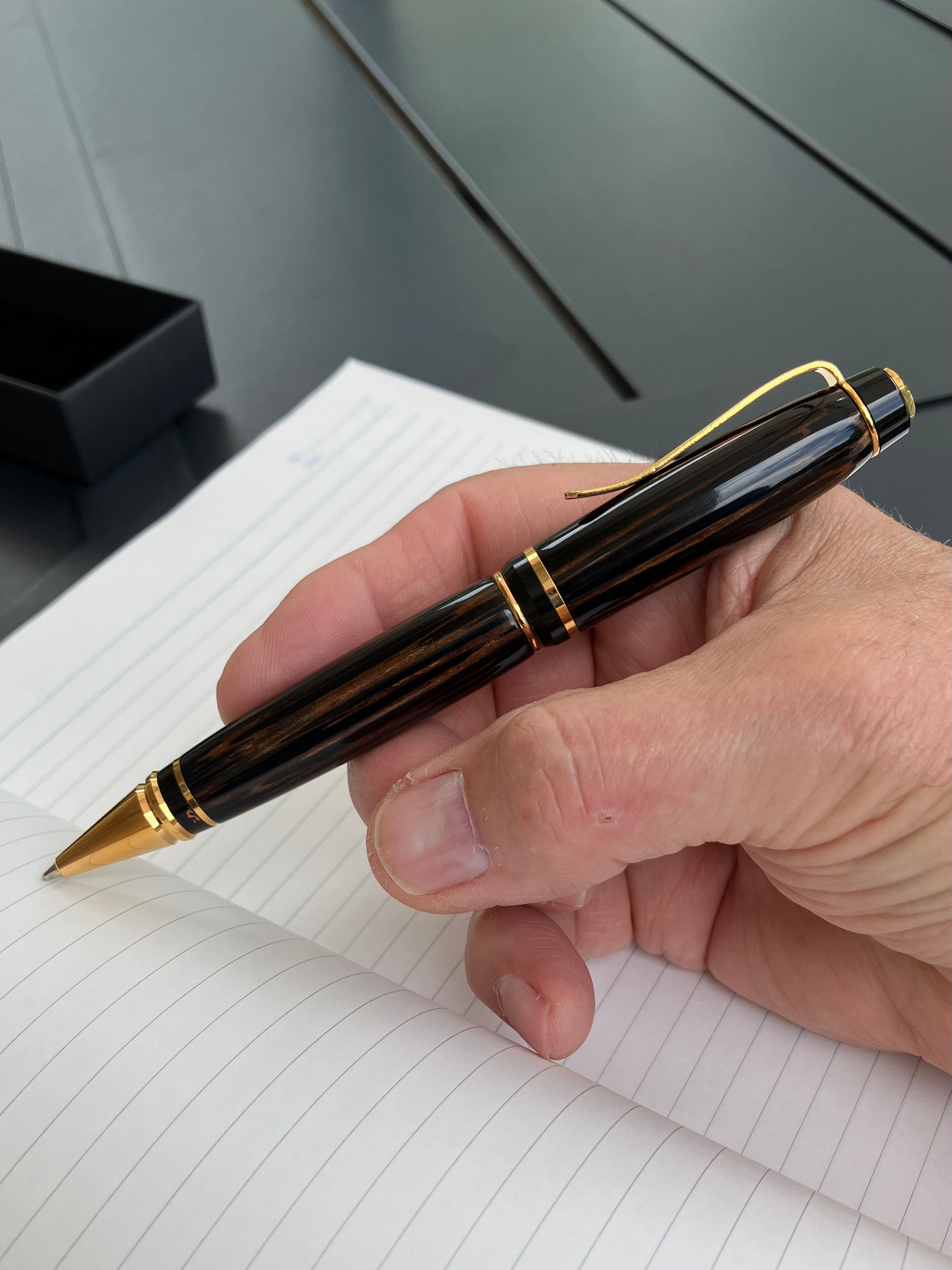 Black Palm Gold Ballpoint