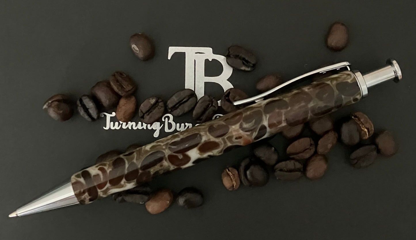 "Cafe Mocha" Coffee Bean Ballpoint Pen