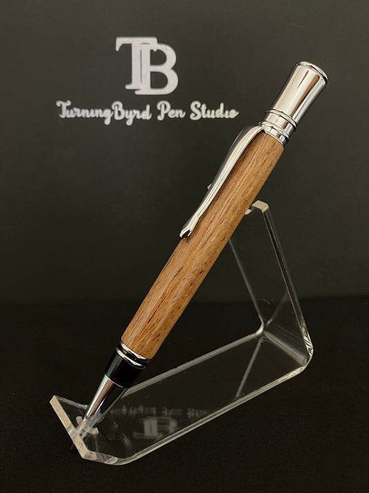 BP529-0923 Cumaru - Brazilian Teak - Handcrafted Ballpoint Pen