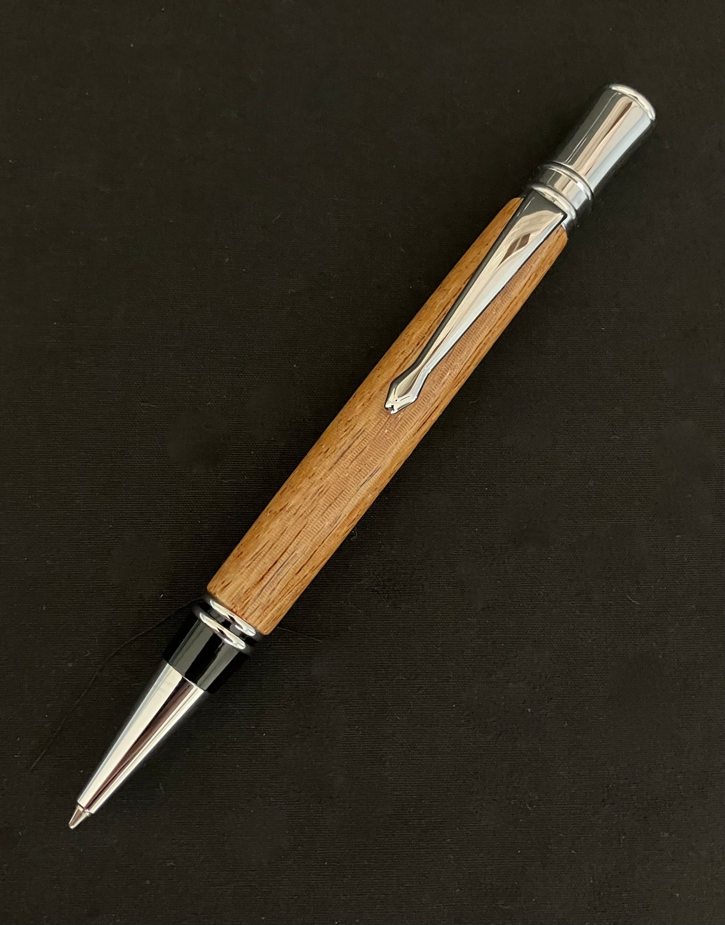 BP529-0923 Cumaru - Brazilian Teak - Handcrafted Ballpoint Pen