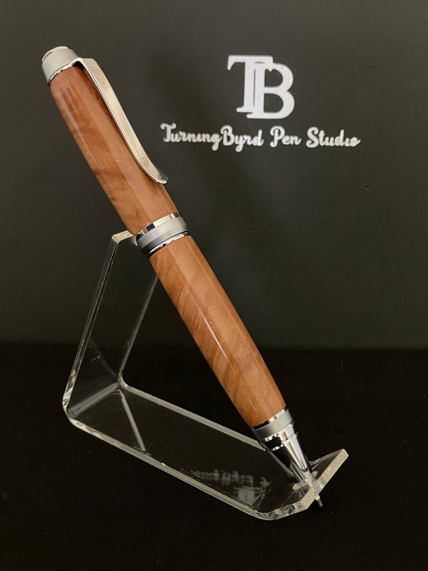 BP532-0923 Madrone Burl - Handcrafted Ballpoint Pen