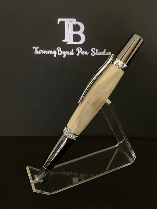 BP533-1023 Whitetail Antler - Handcrafted Ballpoint Pen