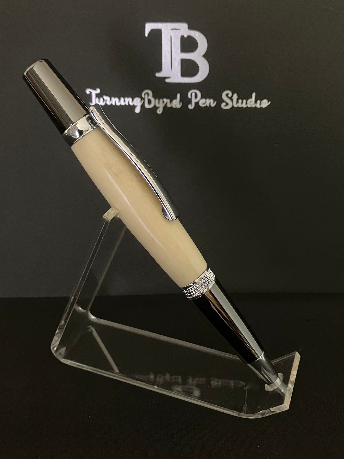 BP533-1023 Whitetail Antler - Handcrafted Ballpoint Pen