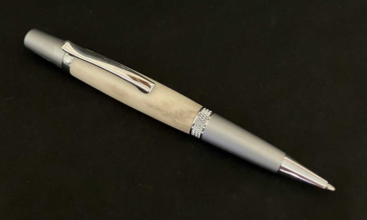 BP546-0124 Whitetail Antler - Handcrafted Ballpoint Pen