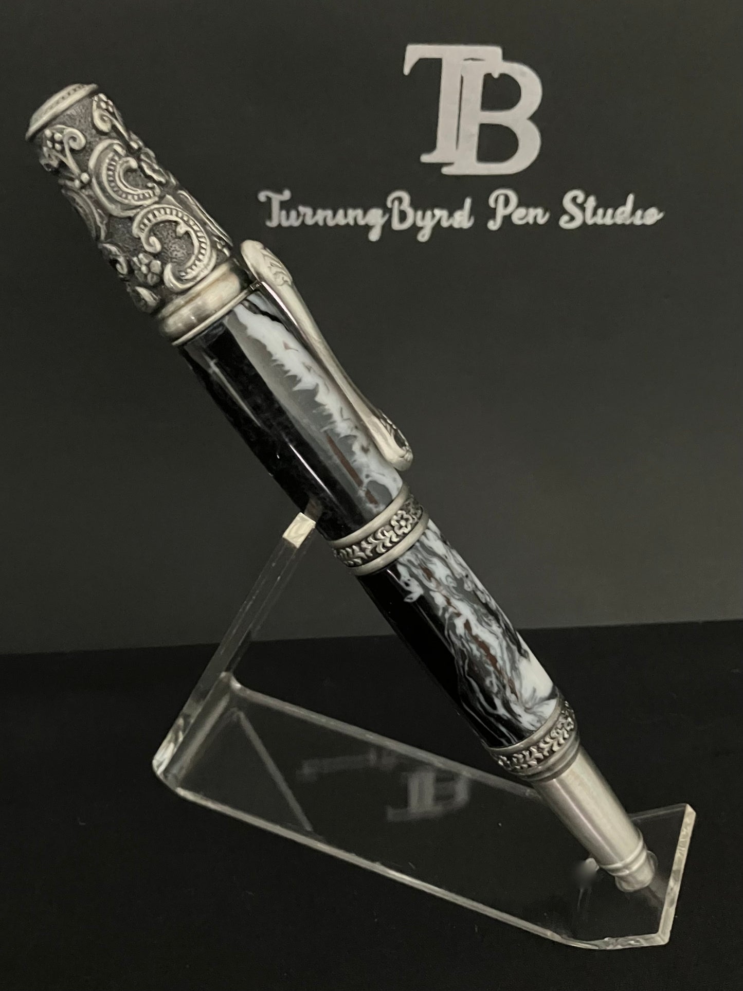 Antique Swirls - Handcrafted Ballpoint Pen