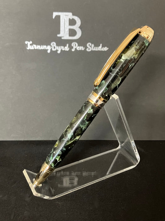 Classic Green - Handcrafted Ballpoint Pen