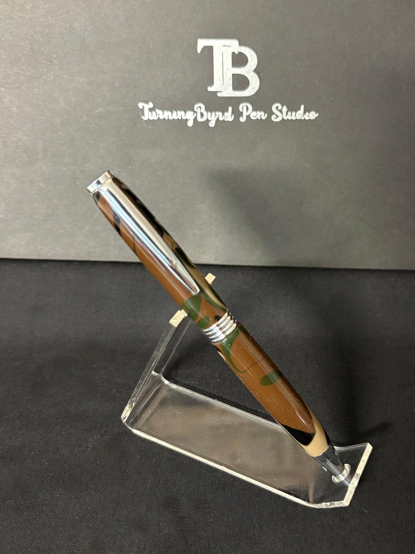 Muddy Woods Camo - Handcrafted Ballpoint Pen