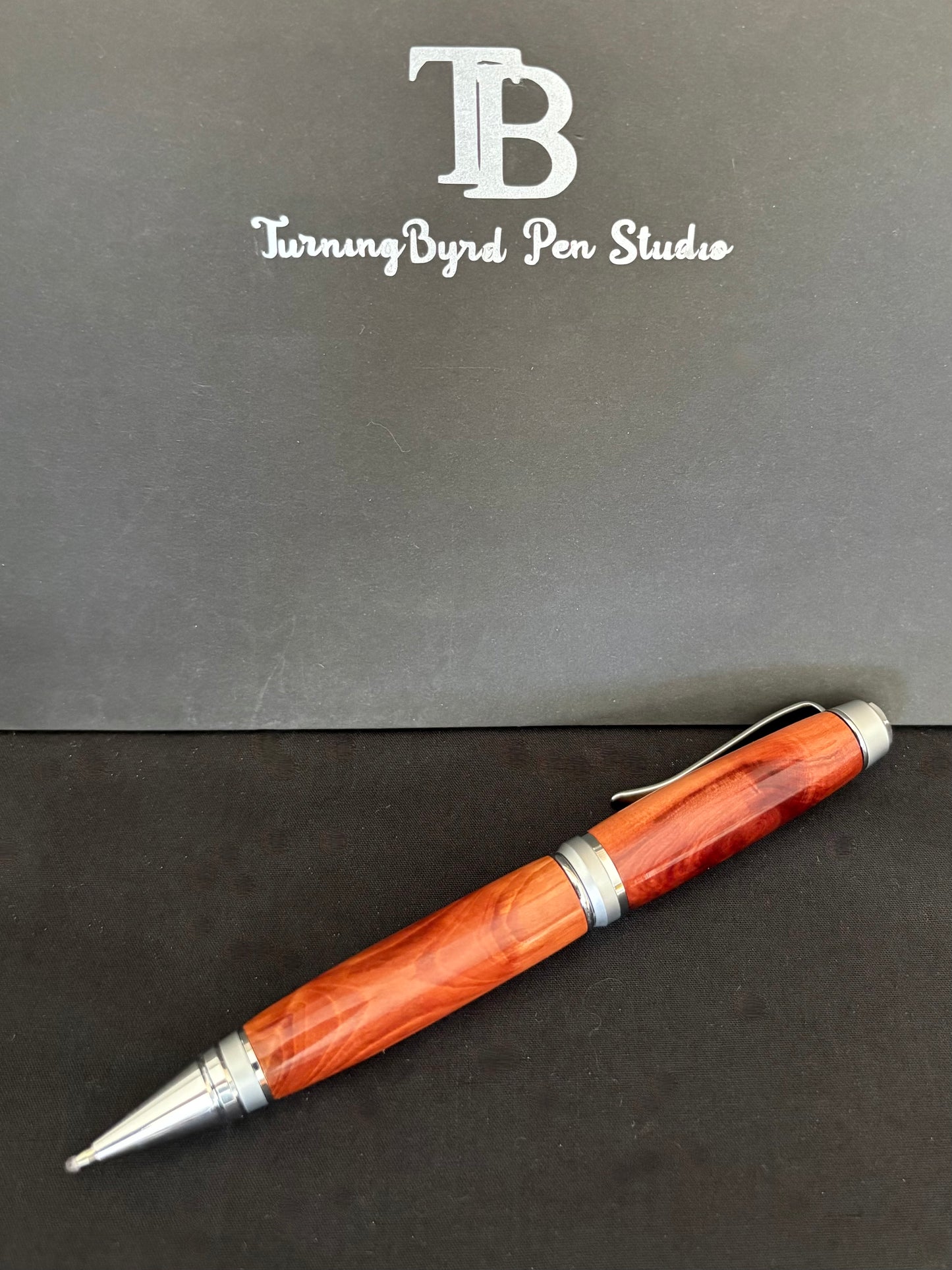 Mountain Mahogany Twist - Handcrafted Ballpoint Pen