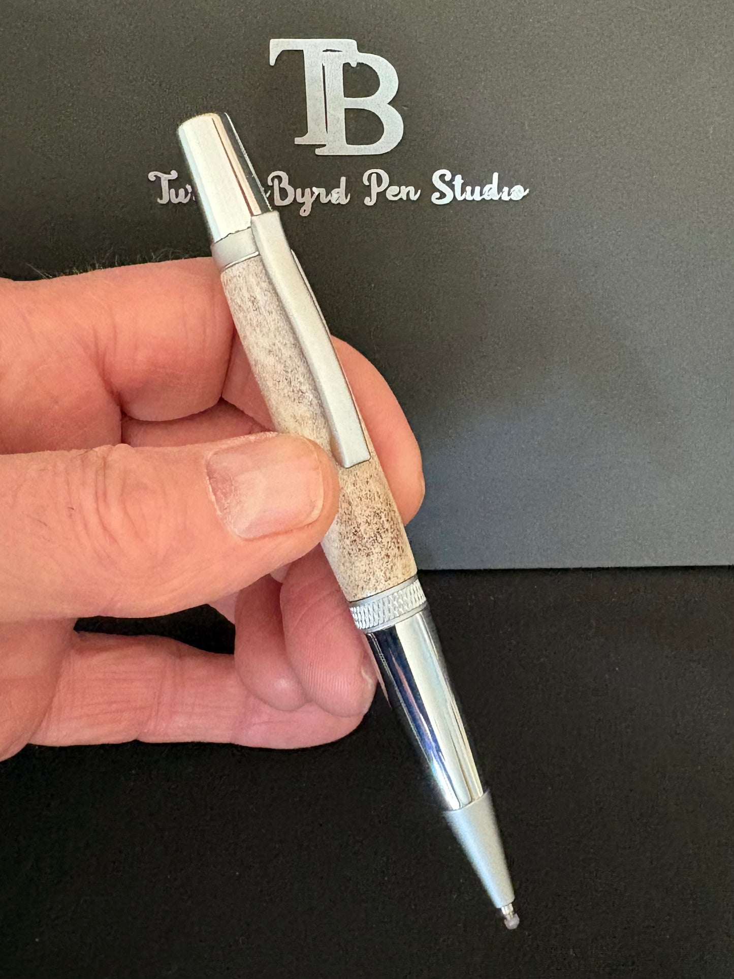 White tail Antler - Handcrafted Ballpoint Pen