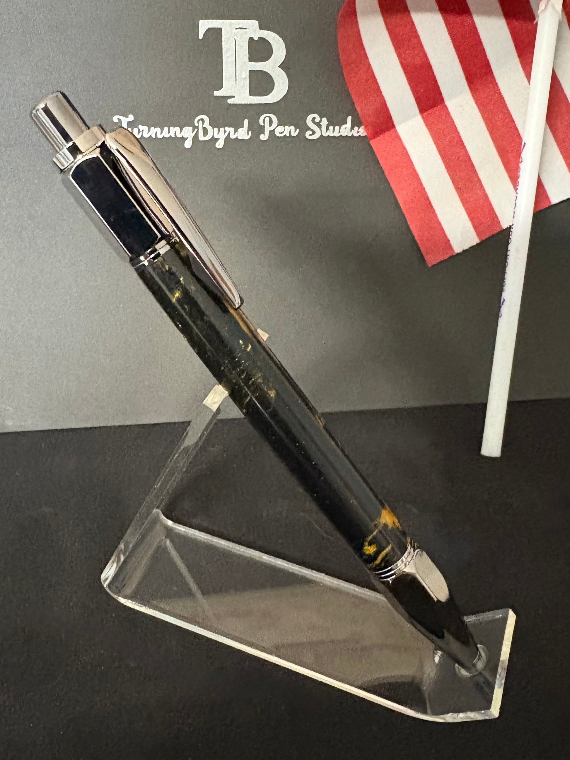 Black Gold Gun Metal Ballpoint