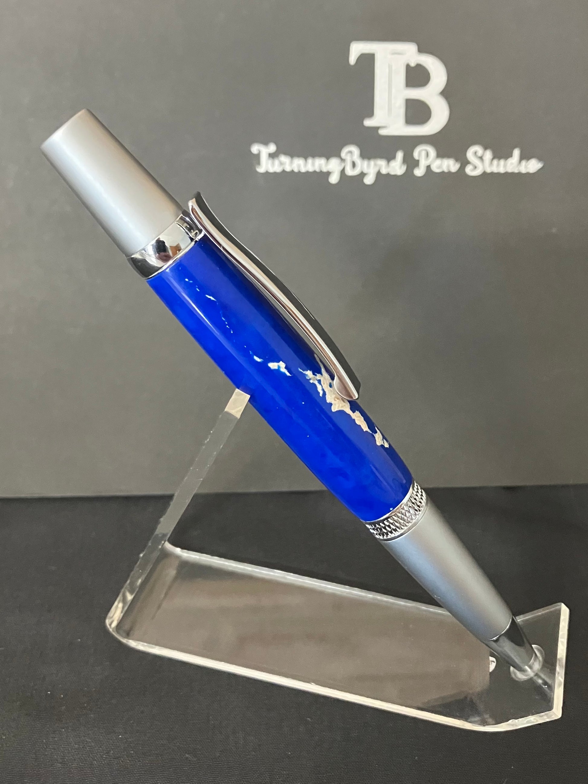 Chilean Blue Lapis Handcrafted Ballpoint Pen