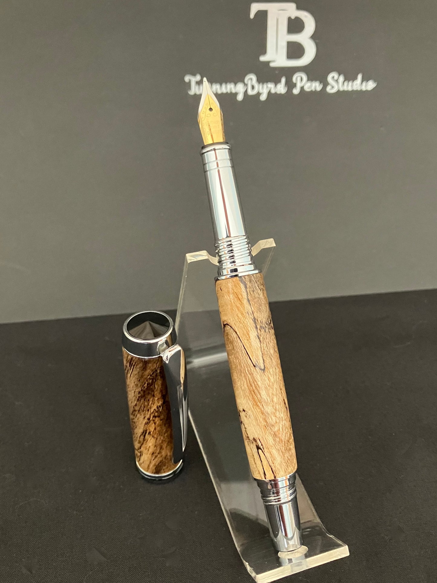 Spalted Hackberry - Handcrafted FountainPen