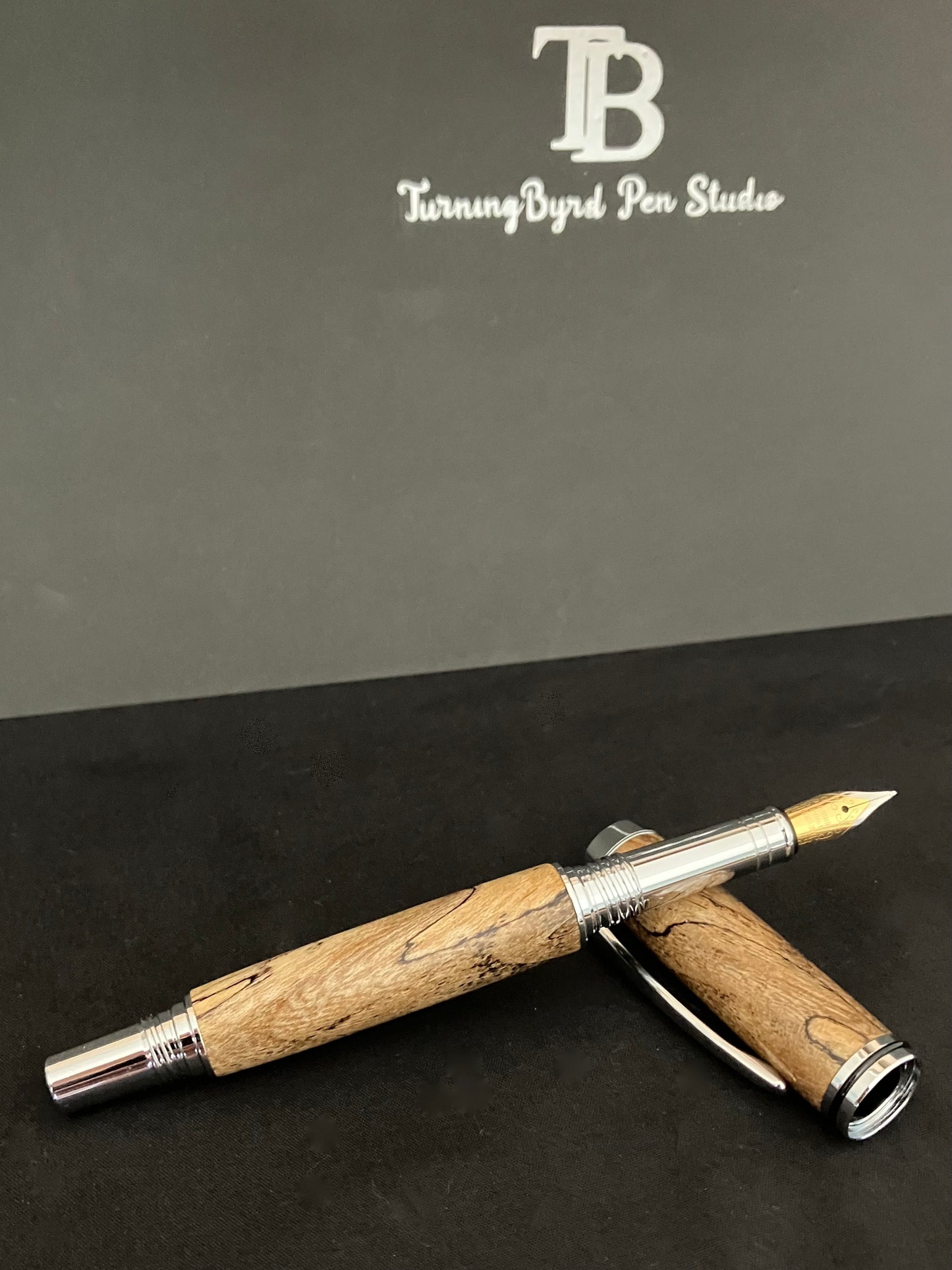 Spalted Hackberry - Handcrafted FountainPen