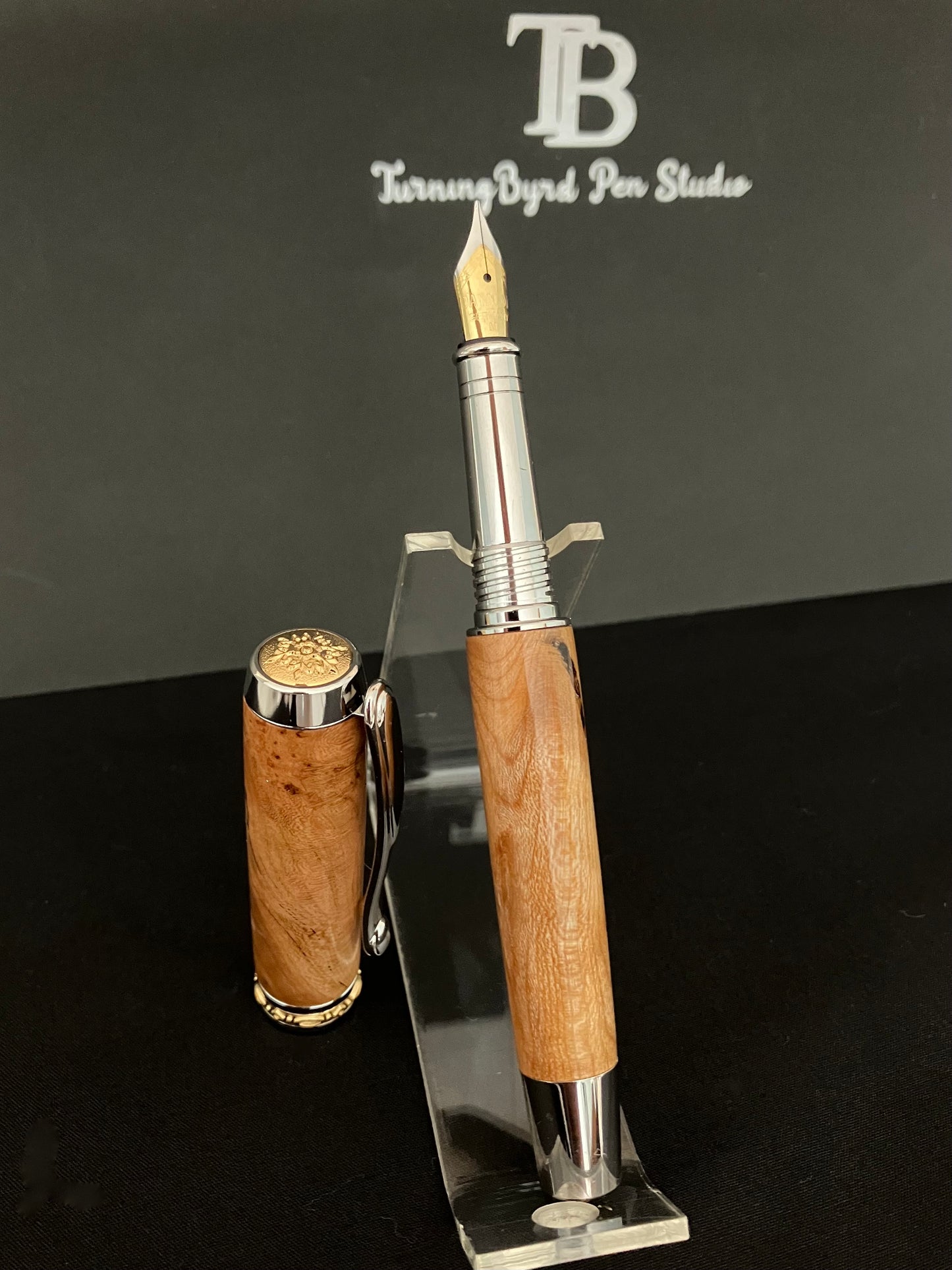 Cherry Burl - Handcrafted Fountain Pen