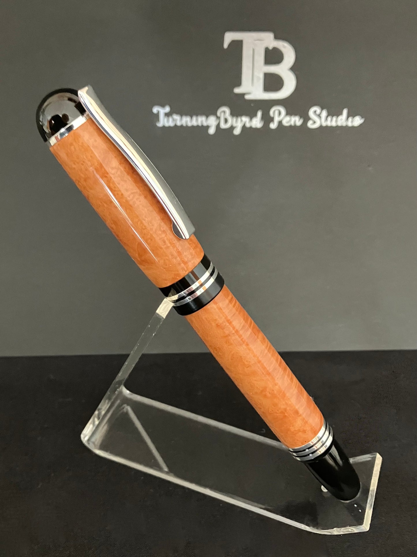 Greek Briar Burl- Handcrafted Fountain Pen