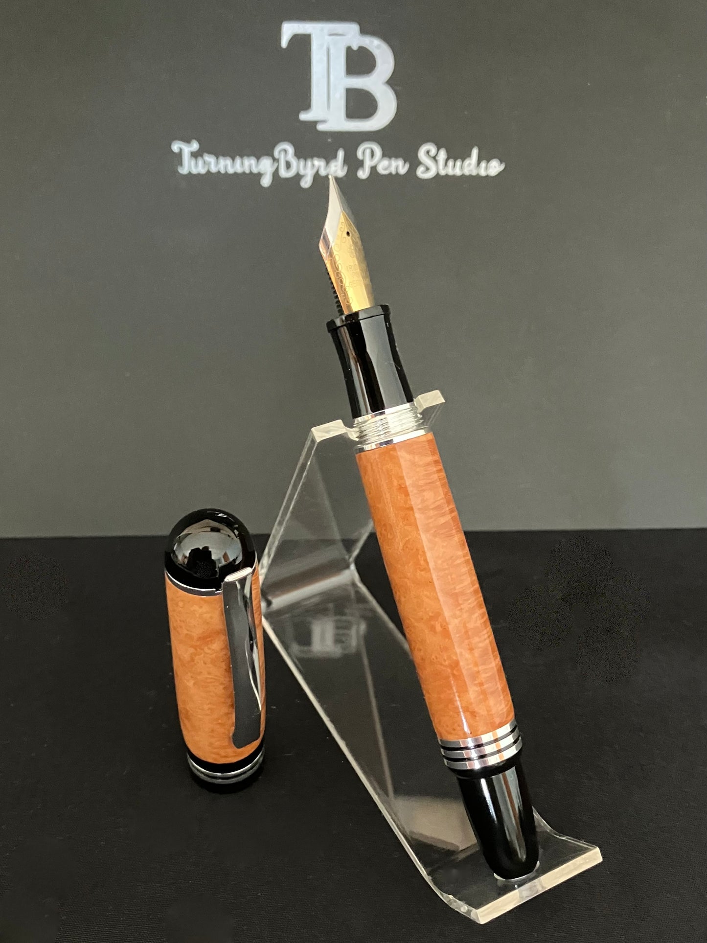 Greek Briar Burl- Handcrafted Fountain Pen