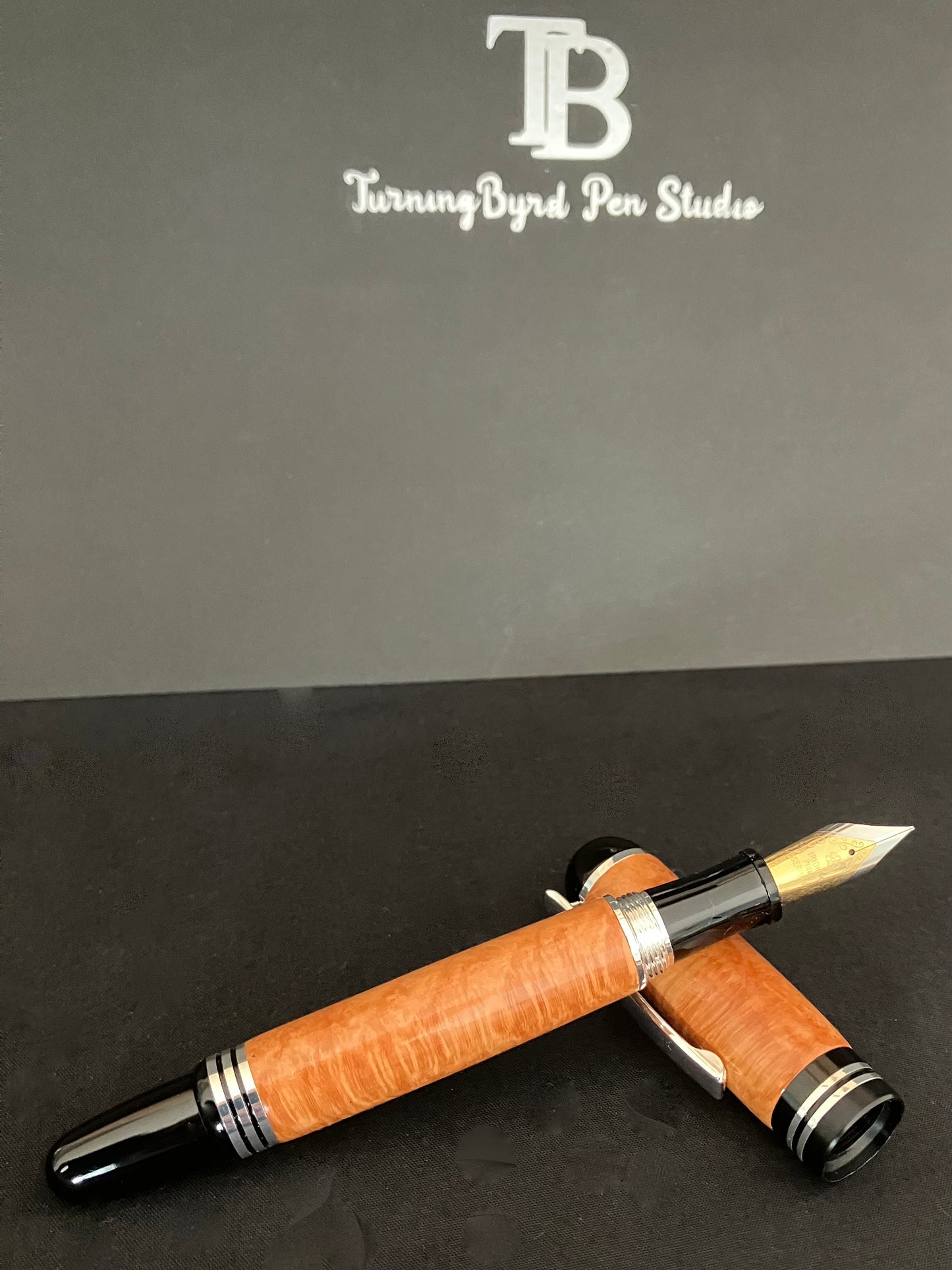 Greek Briar Burl- Handcrafted Fountain Pen