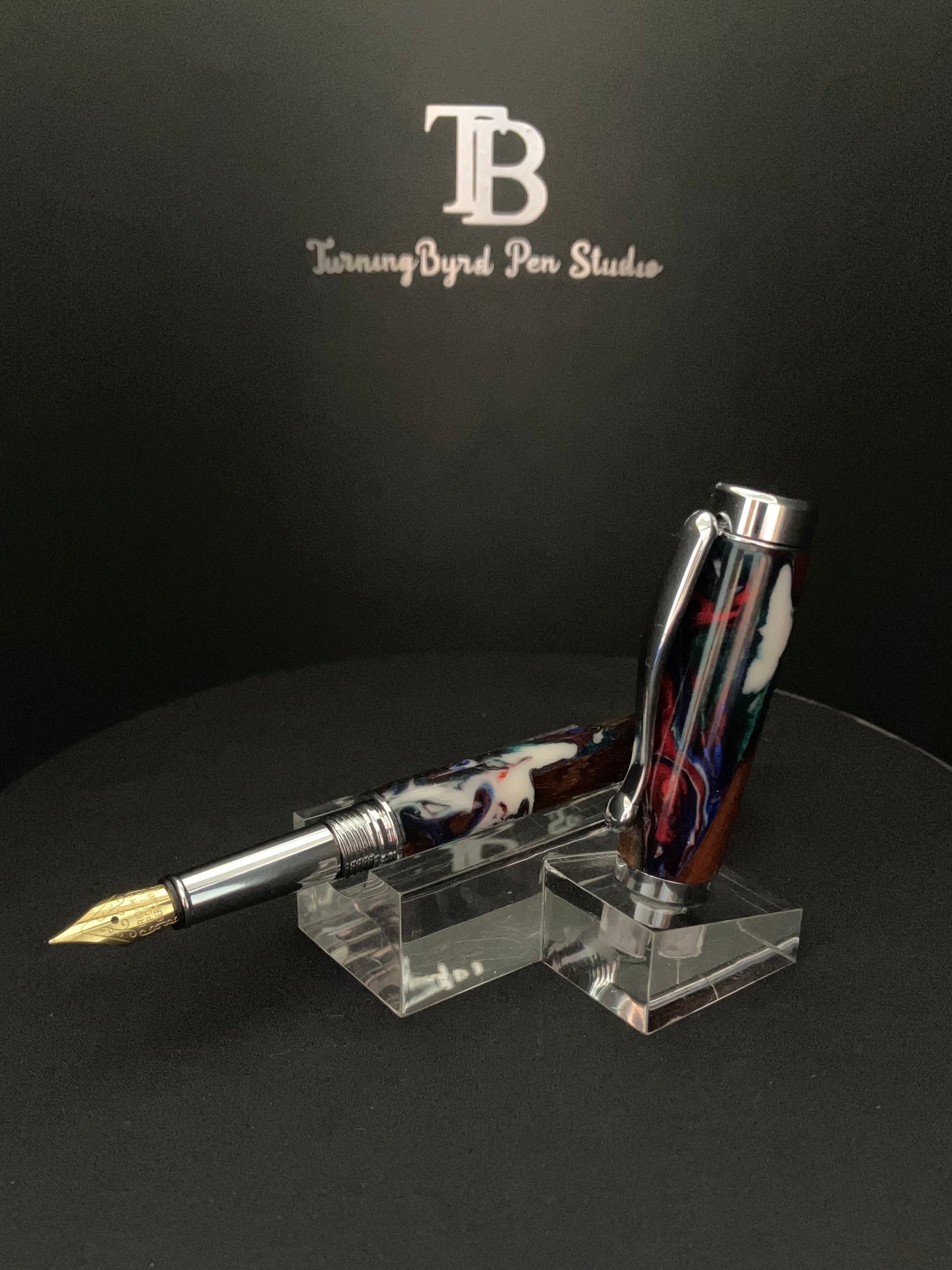 FP179-0124 Earth, Wind, Fire - Handcrafted Fountain Pen