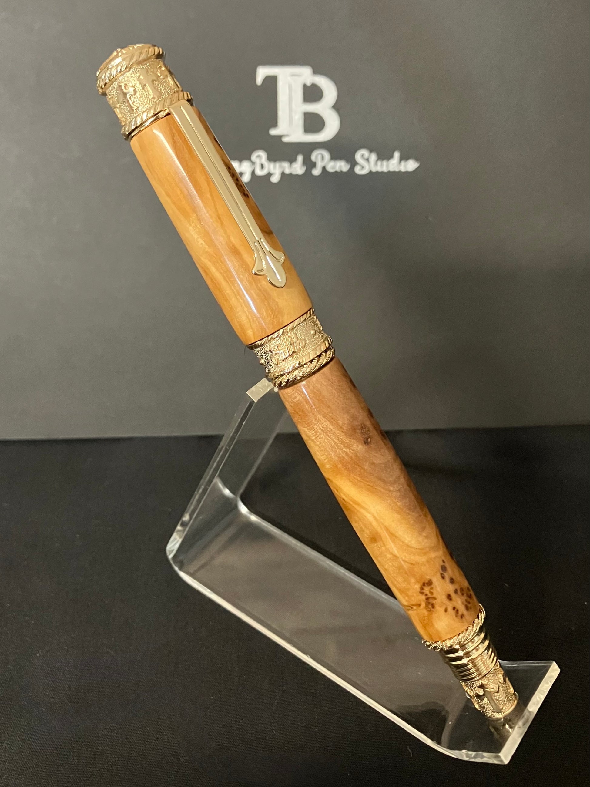 Faith, Hope, Love - Handcrafted Rollerball Pen - Gold