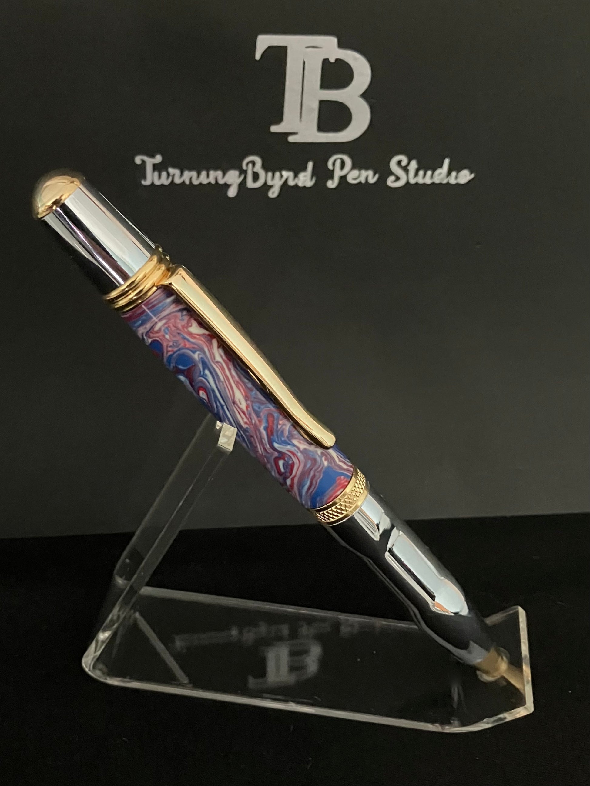 Patriot Swirls - TurningByrd Pen Studio