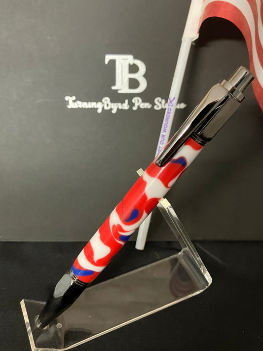 Patriotic Camo Handcrafted Ballpoint Pen