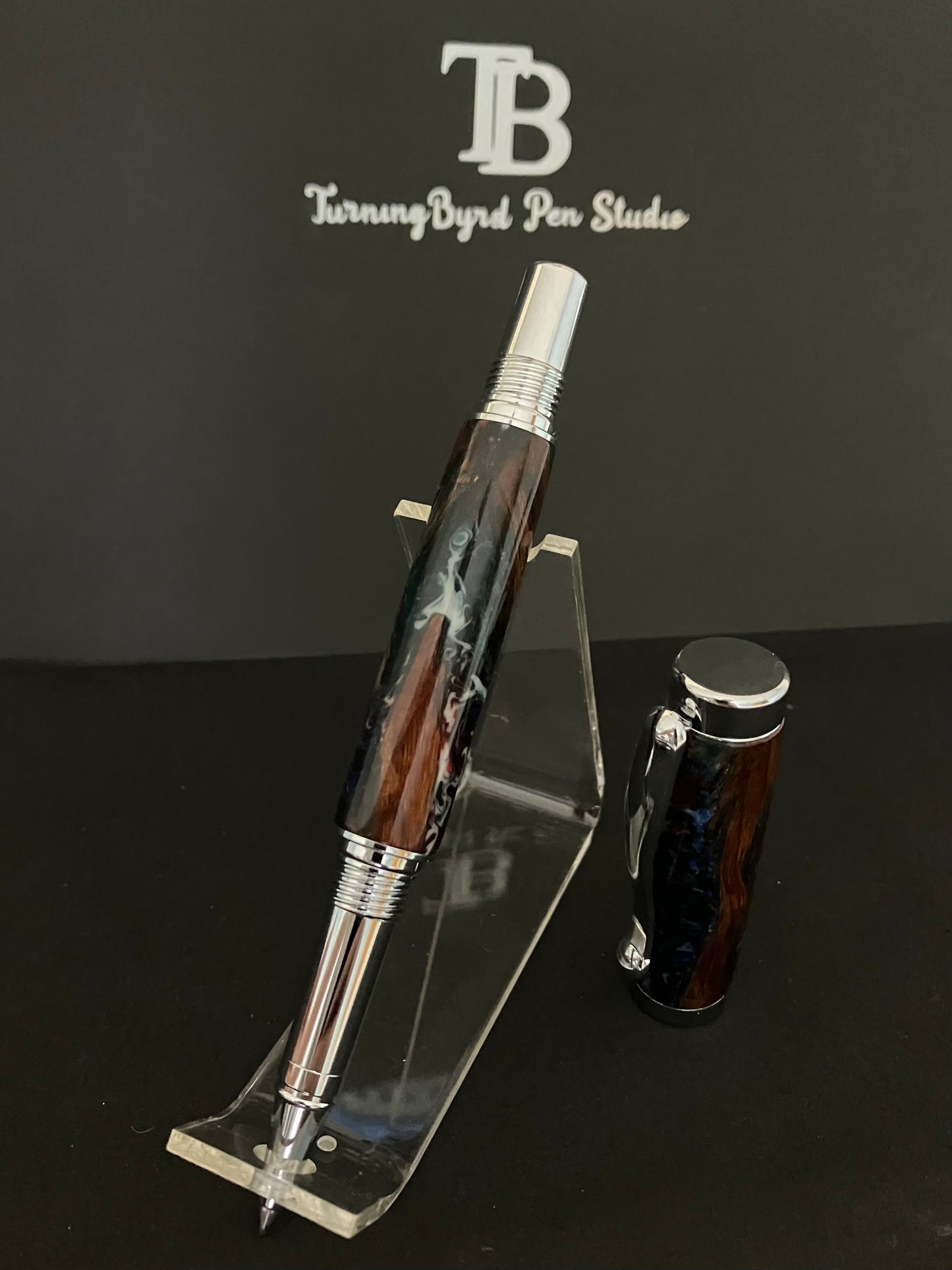 Earth, Wind, Fire - Handcrafted Rollerball Pen