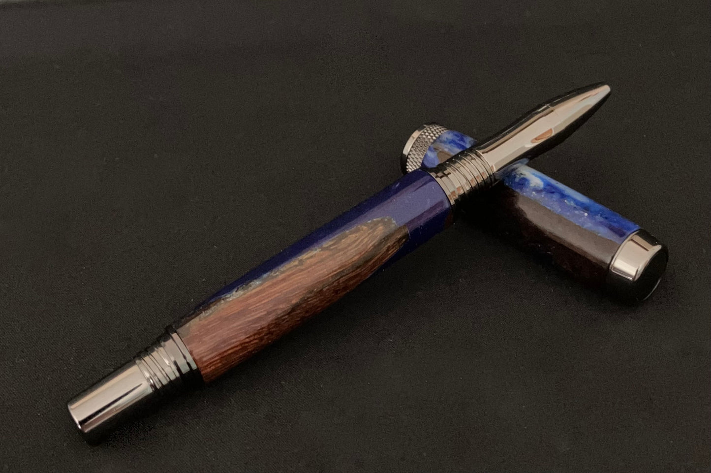 Stormy Seas - Handcrafted Rollerball Pen