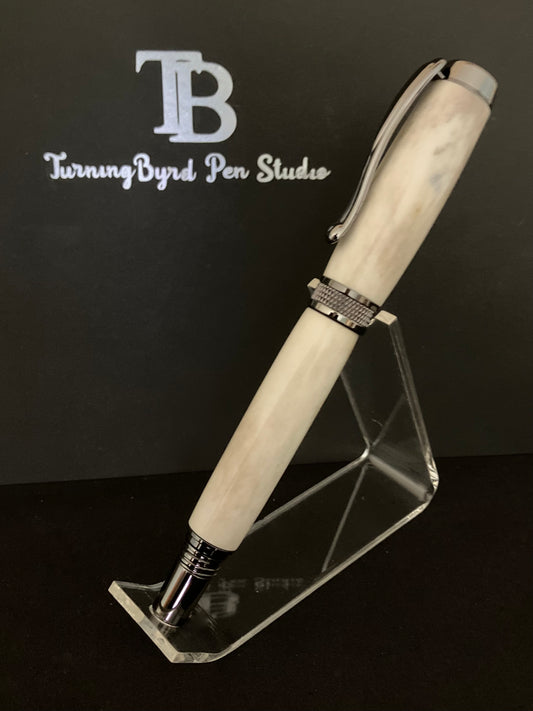 RB501-1023  Whitetail Antler - Handcrafted  RollerBall Pen