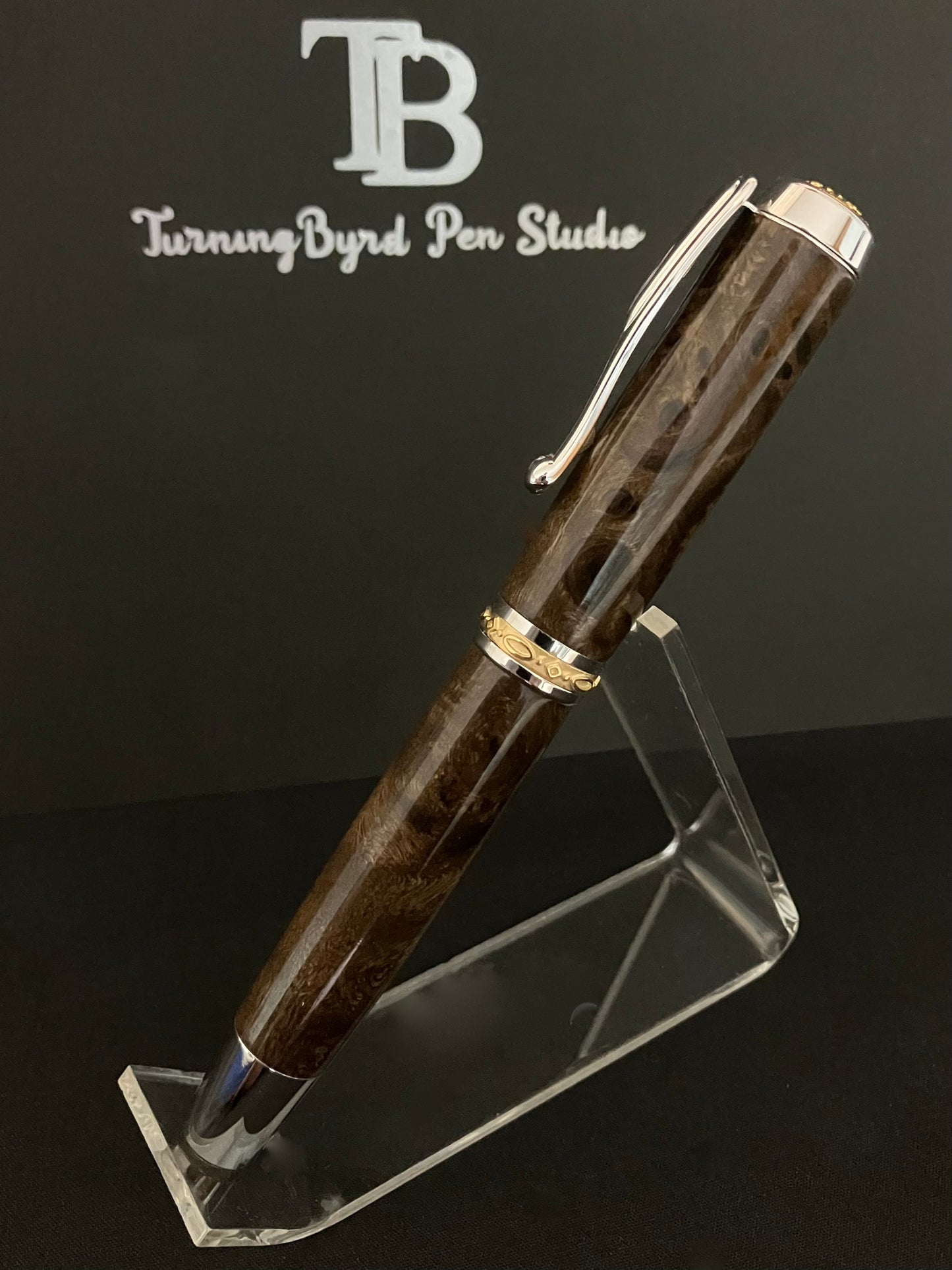 Chechen Burl - Handcrafted Rollerball Pen