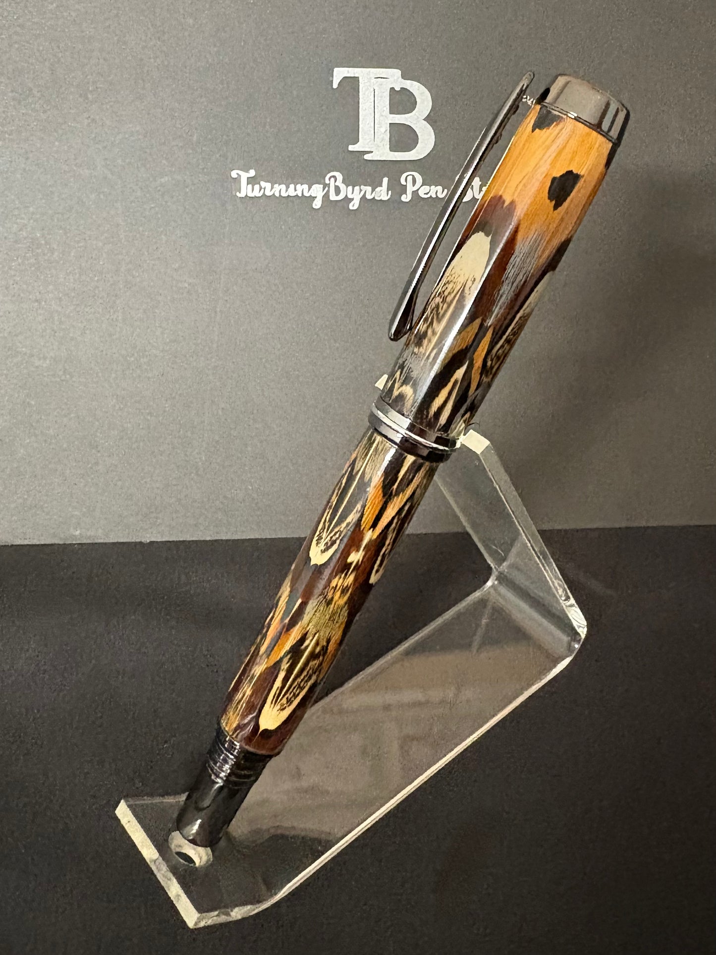 Ringnecked Pheasant Feather rollerball- great Christmas gift for the hunter or hunting enthusiast