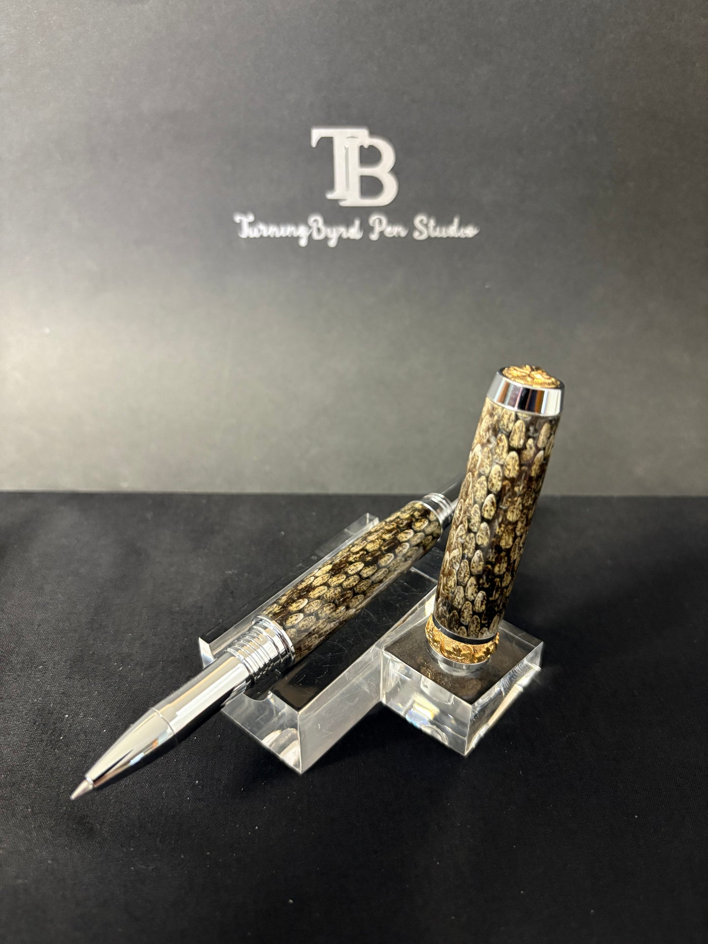 Diamond Back Rattlesnake - Handcrafted Rollerball Pen