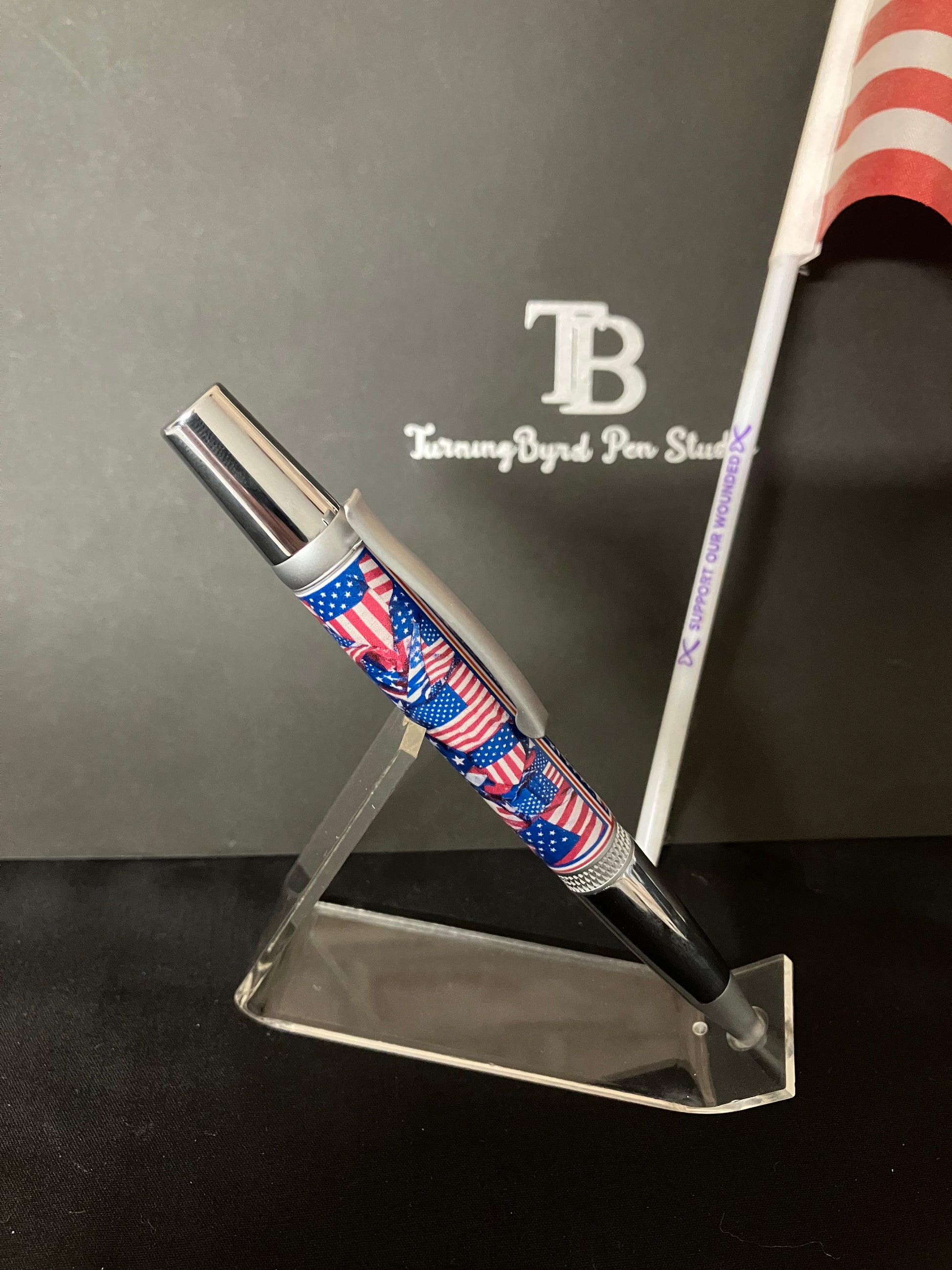 USA flags Handcrafted Ballpoint Pen