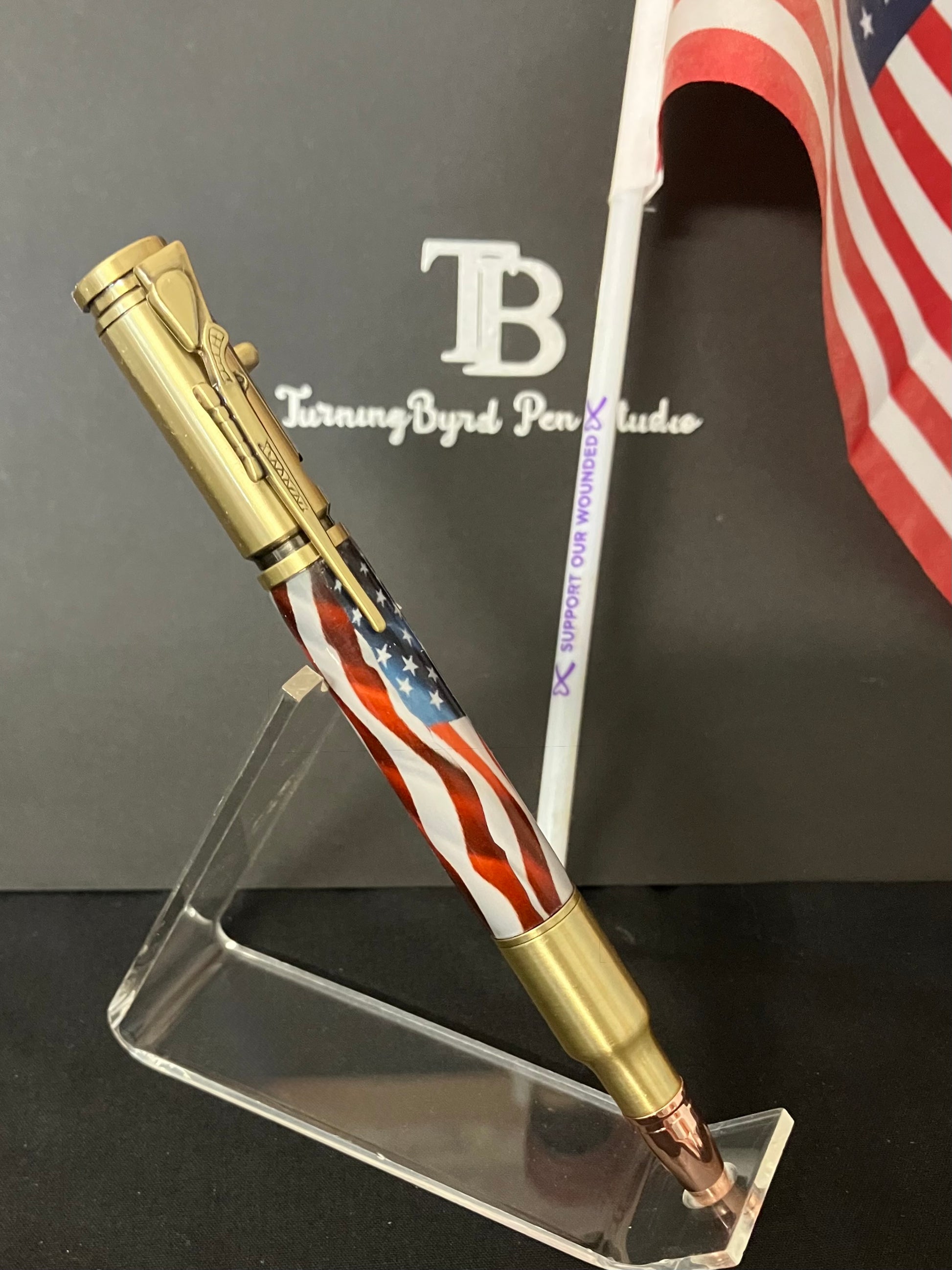 US Flag - Handcrafted Ballpoint Pen