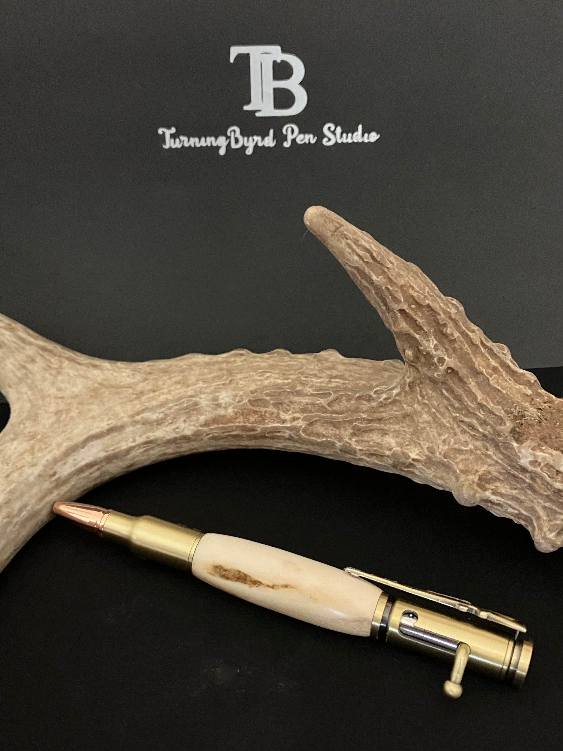 White Tail Antler - TurningByrd Pen