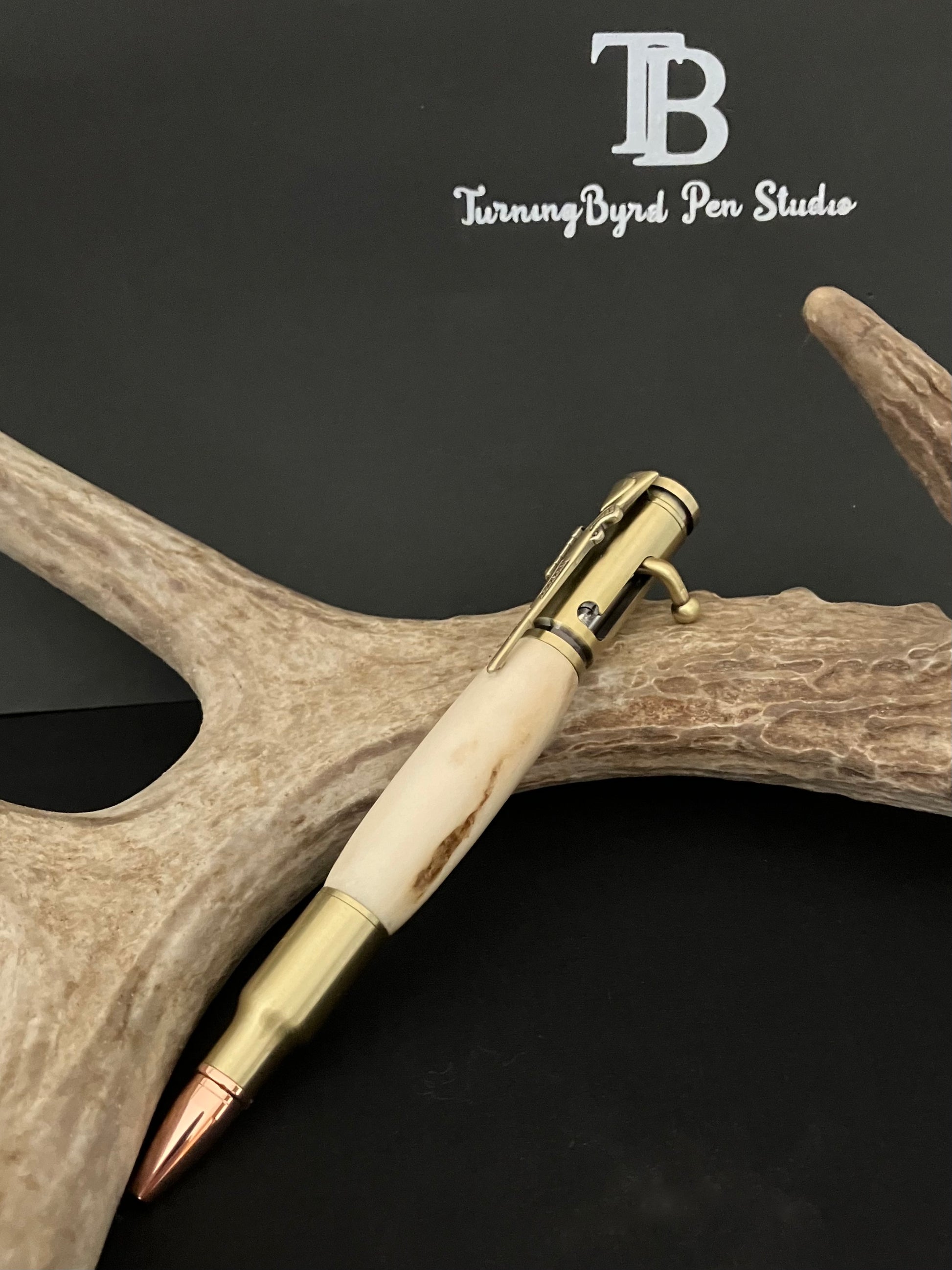 White Tail Antler - TurningByrd Pen