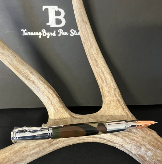 Woodland Camo TurningByrd Pen Studio