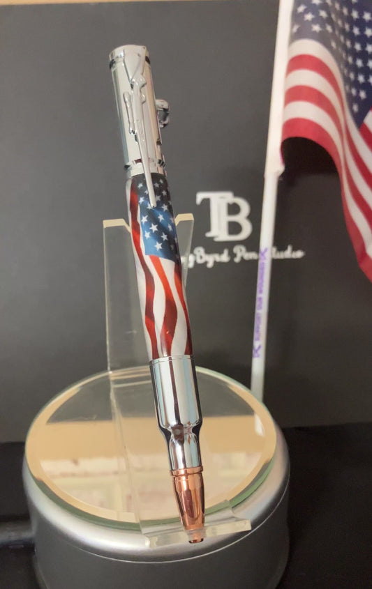USA Flag Handcrafted Ballpoint Pen
