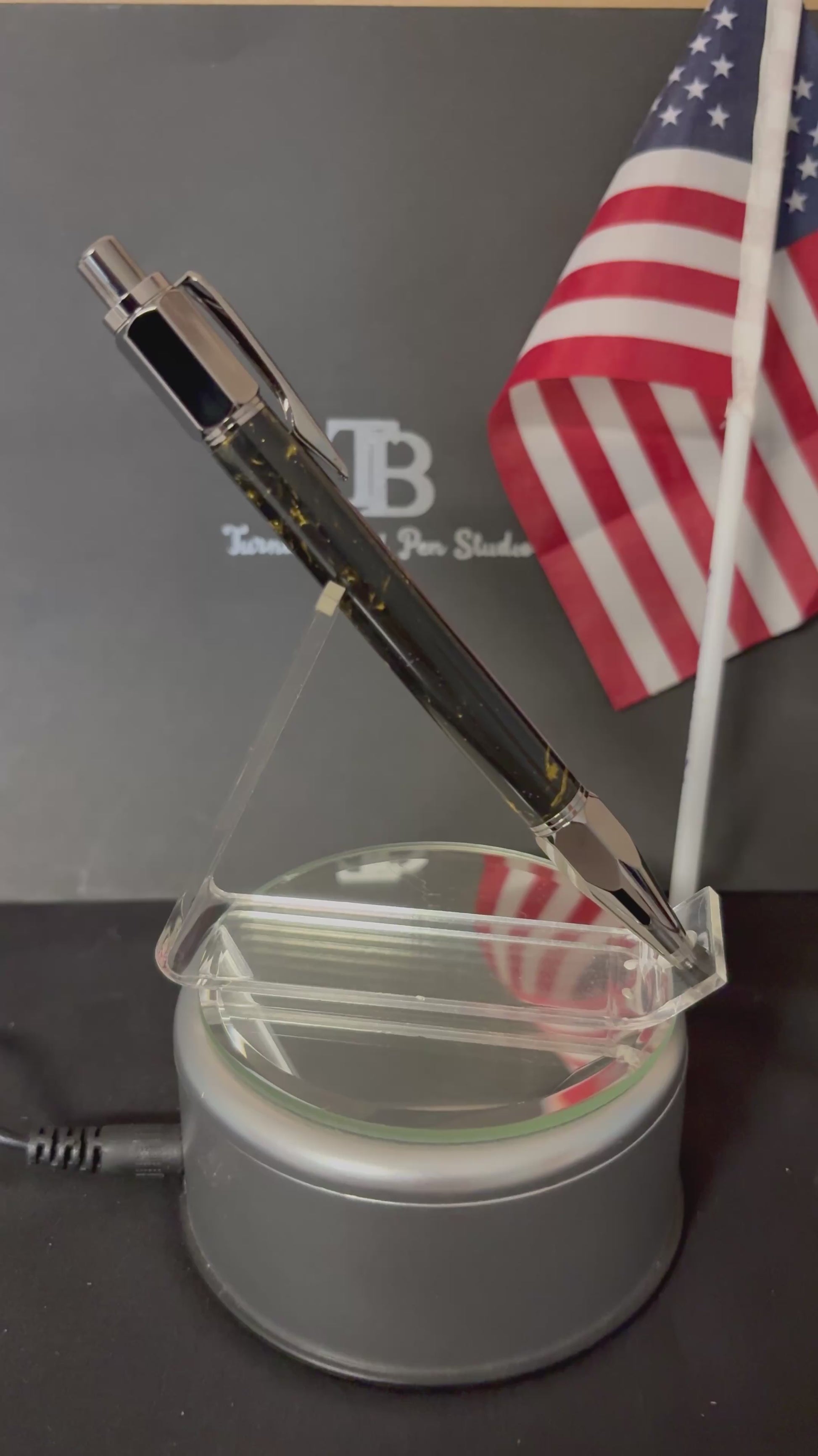 Black Gold Click Ballpoint Pen