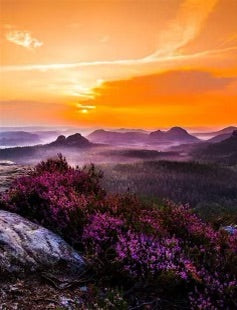 Majestic Sunset - Handcrafted Rollerball