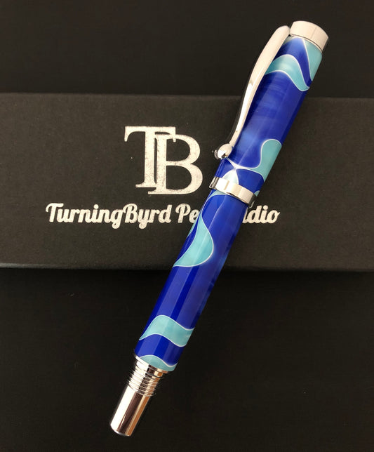 Blue Swirls Rollerball