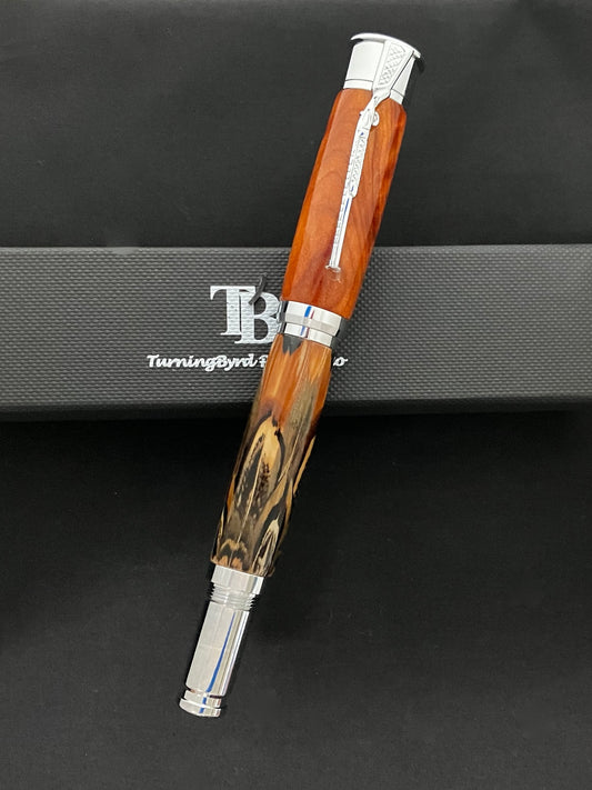 RB427-0822  Ringnecked Pheasant  - Handcrafted Rollerball Pen