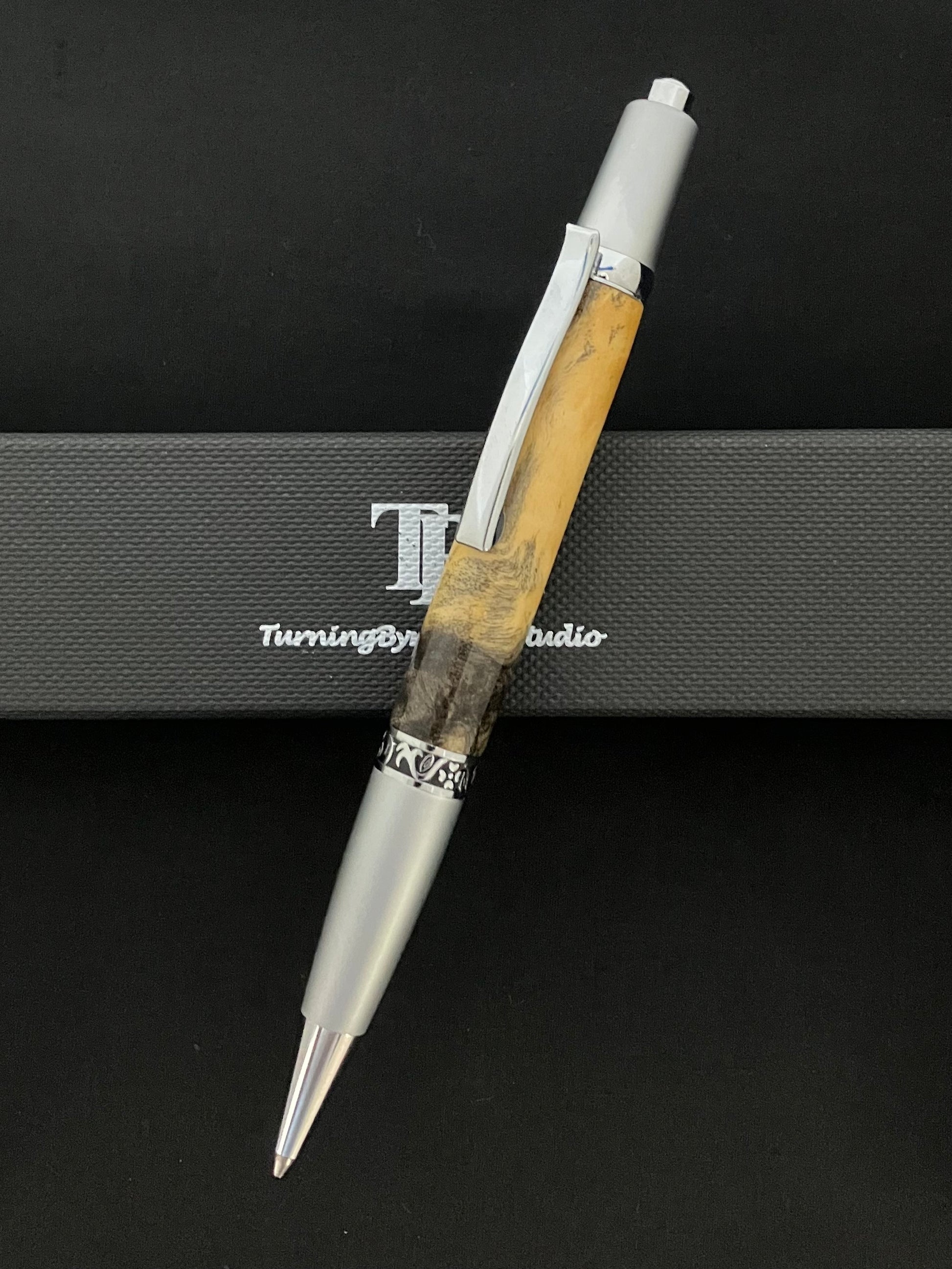 california buckeye burl click ballpoint