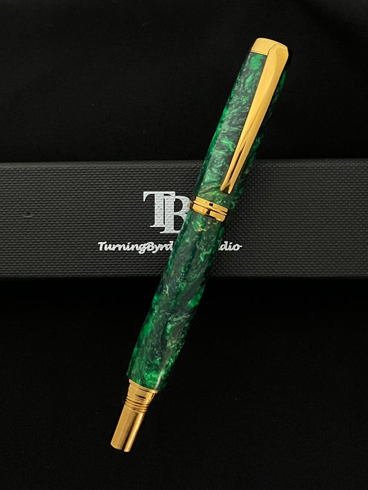 Dark Forest - Handcrafted Rollerball Pen