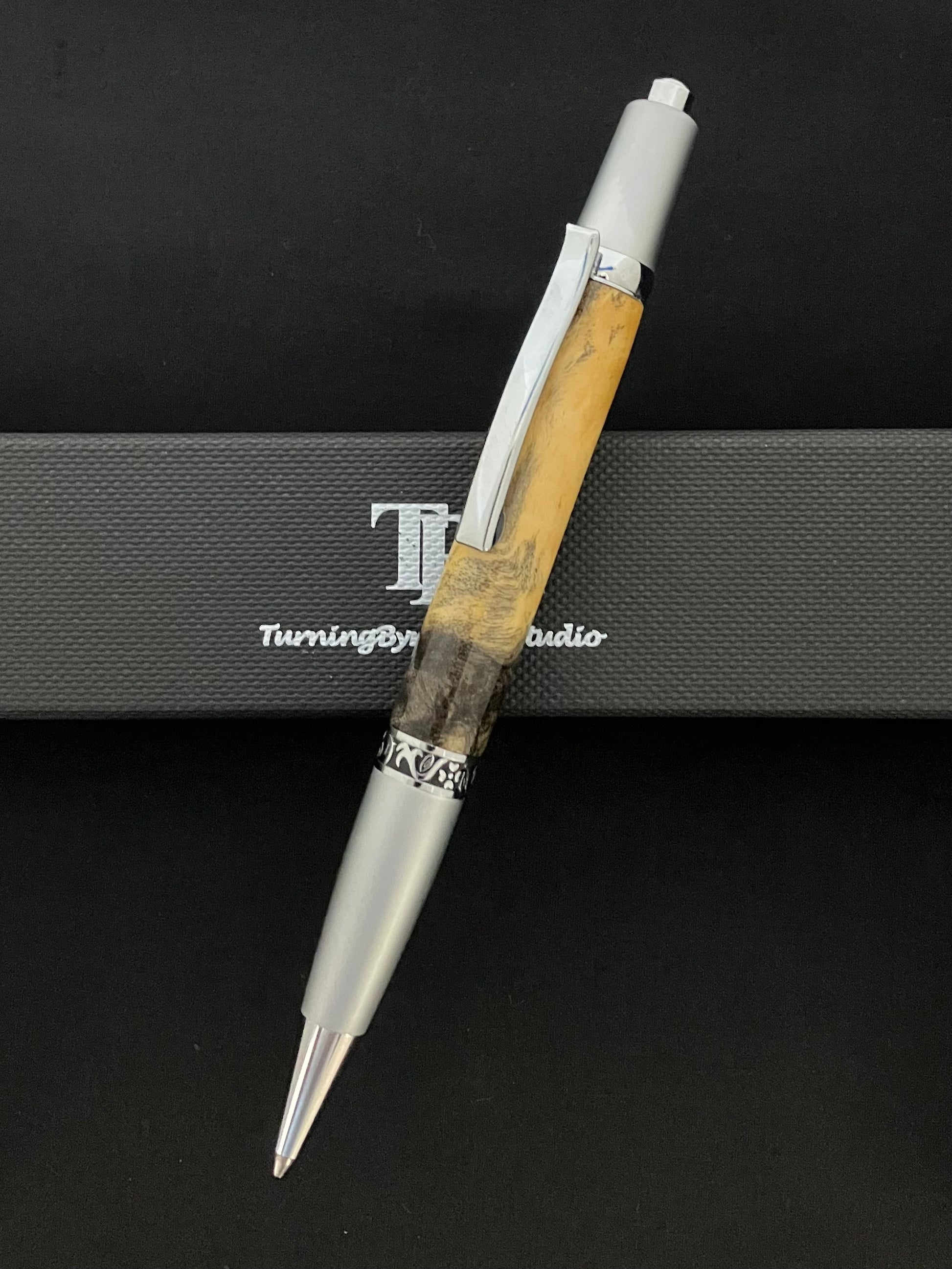 california buckeye burl click ballpoint