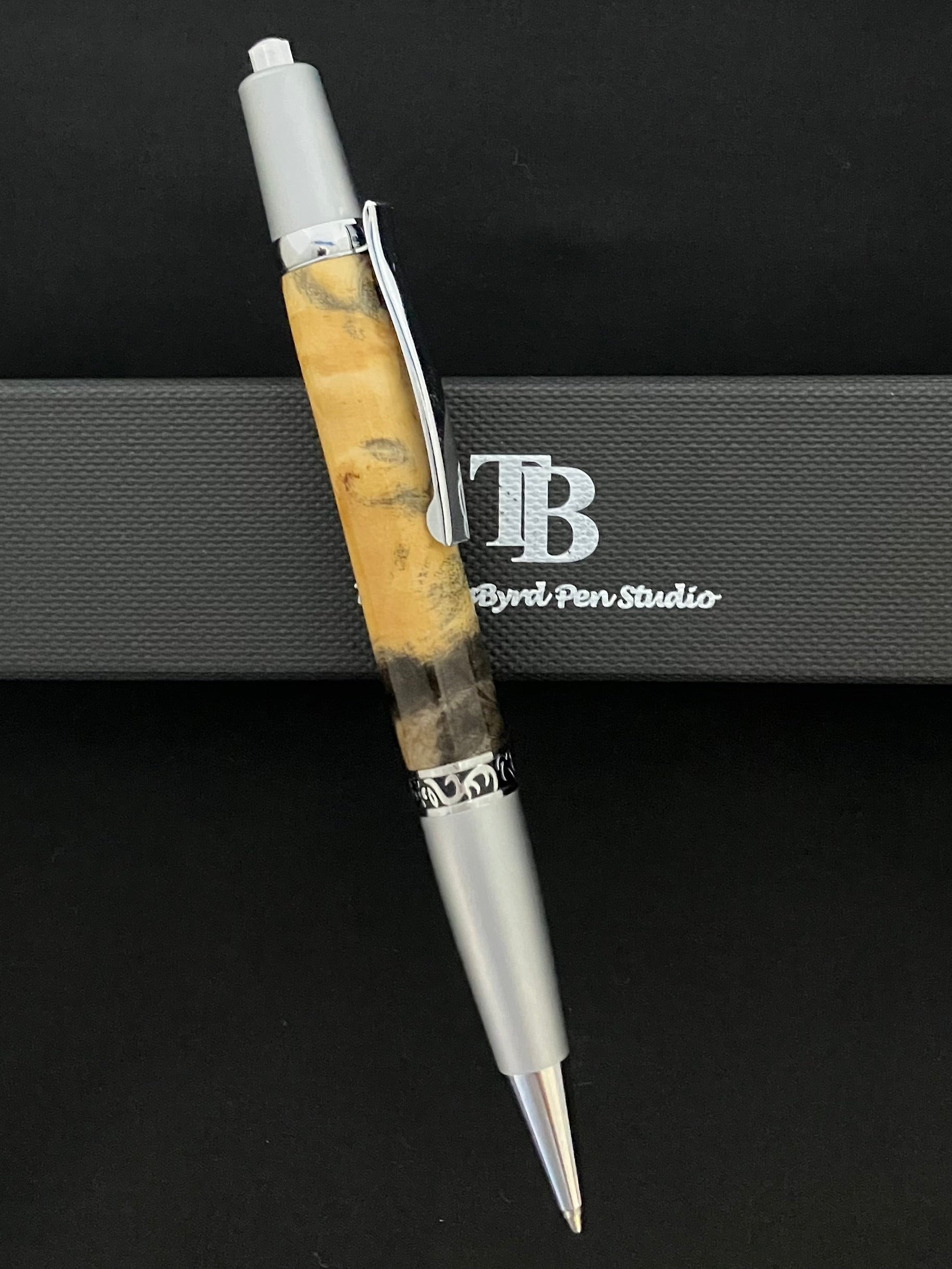 california buckeye burl click ballpoint