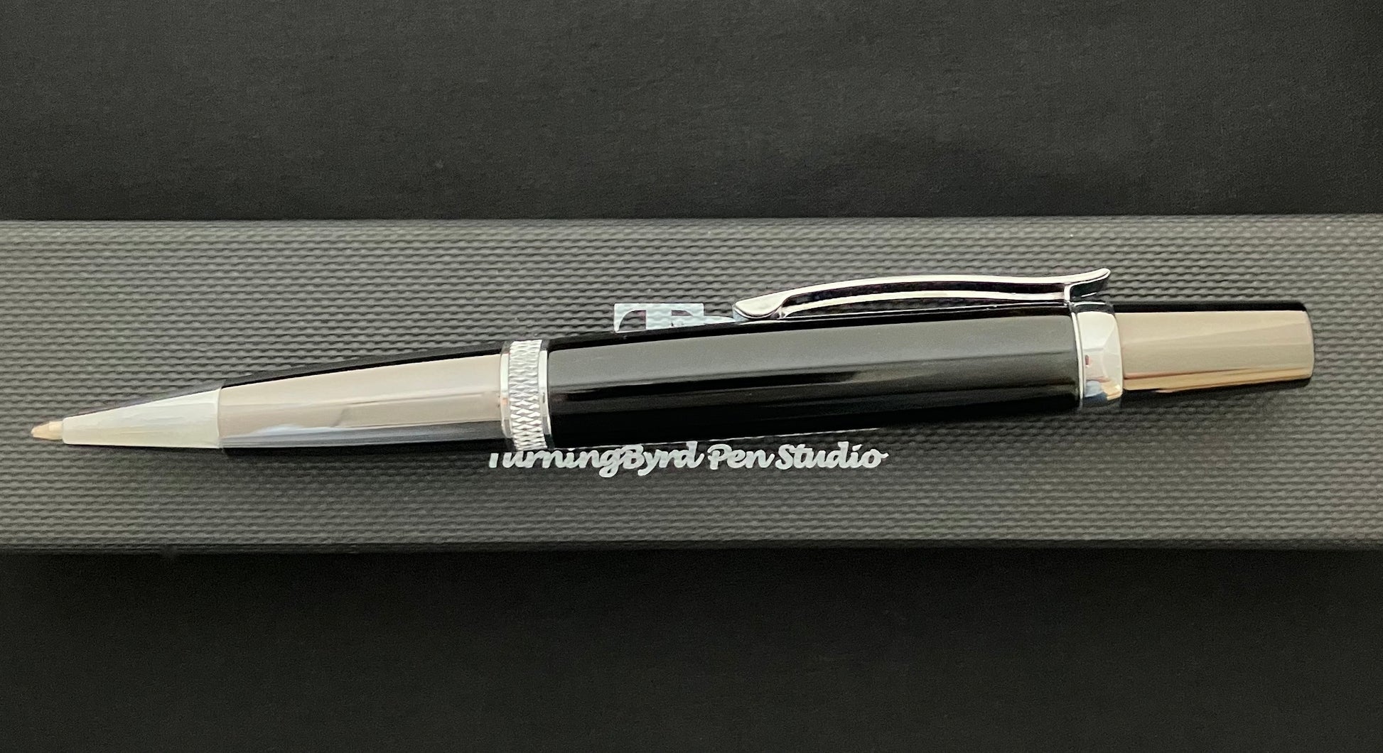 Nigerian Ebony with Platinum and black titanium plating