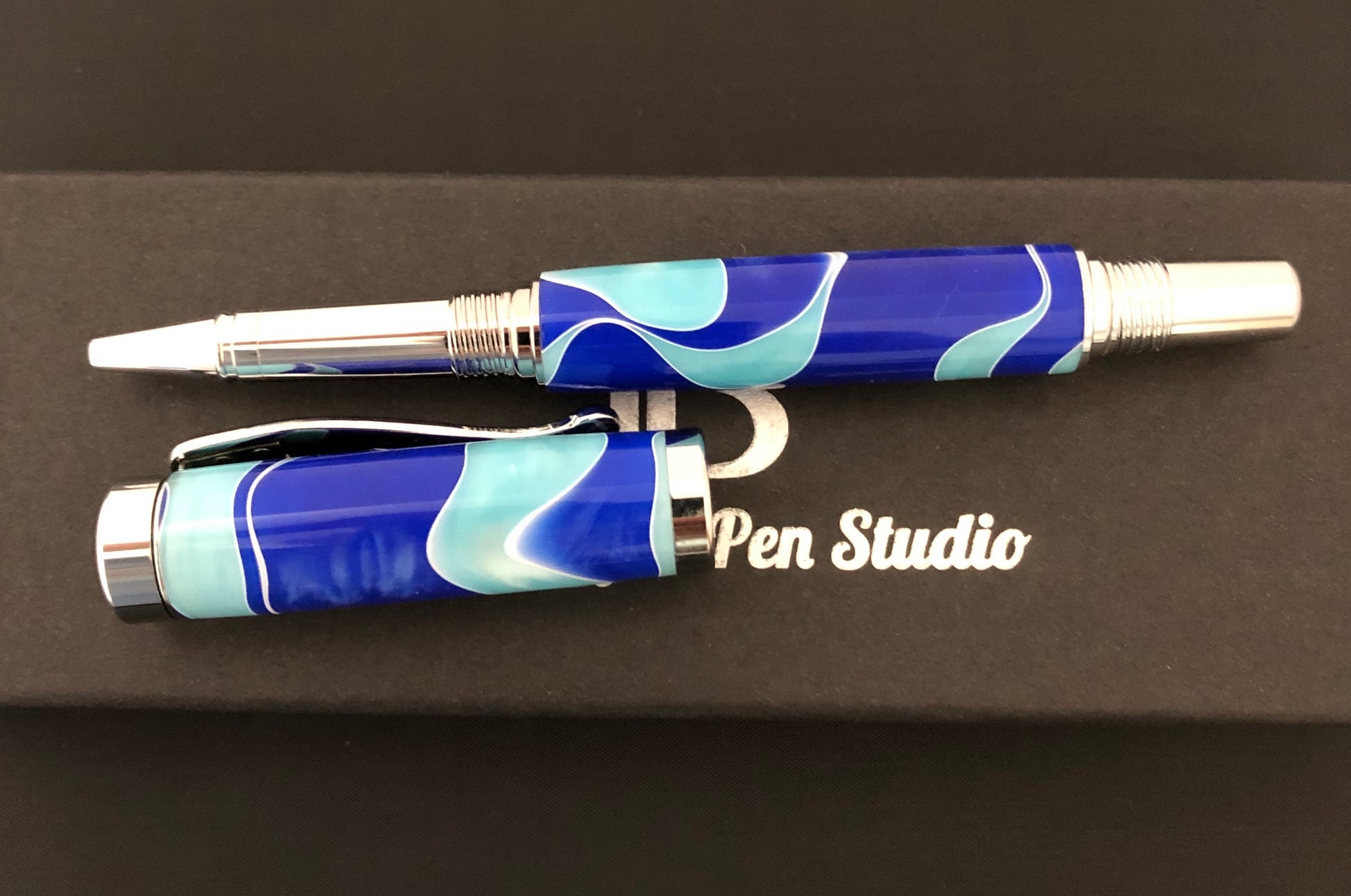 Blue Swirls Rollerball