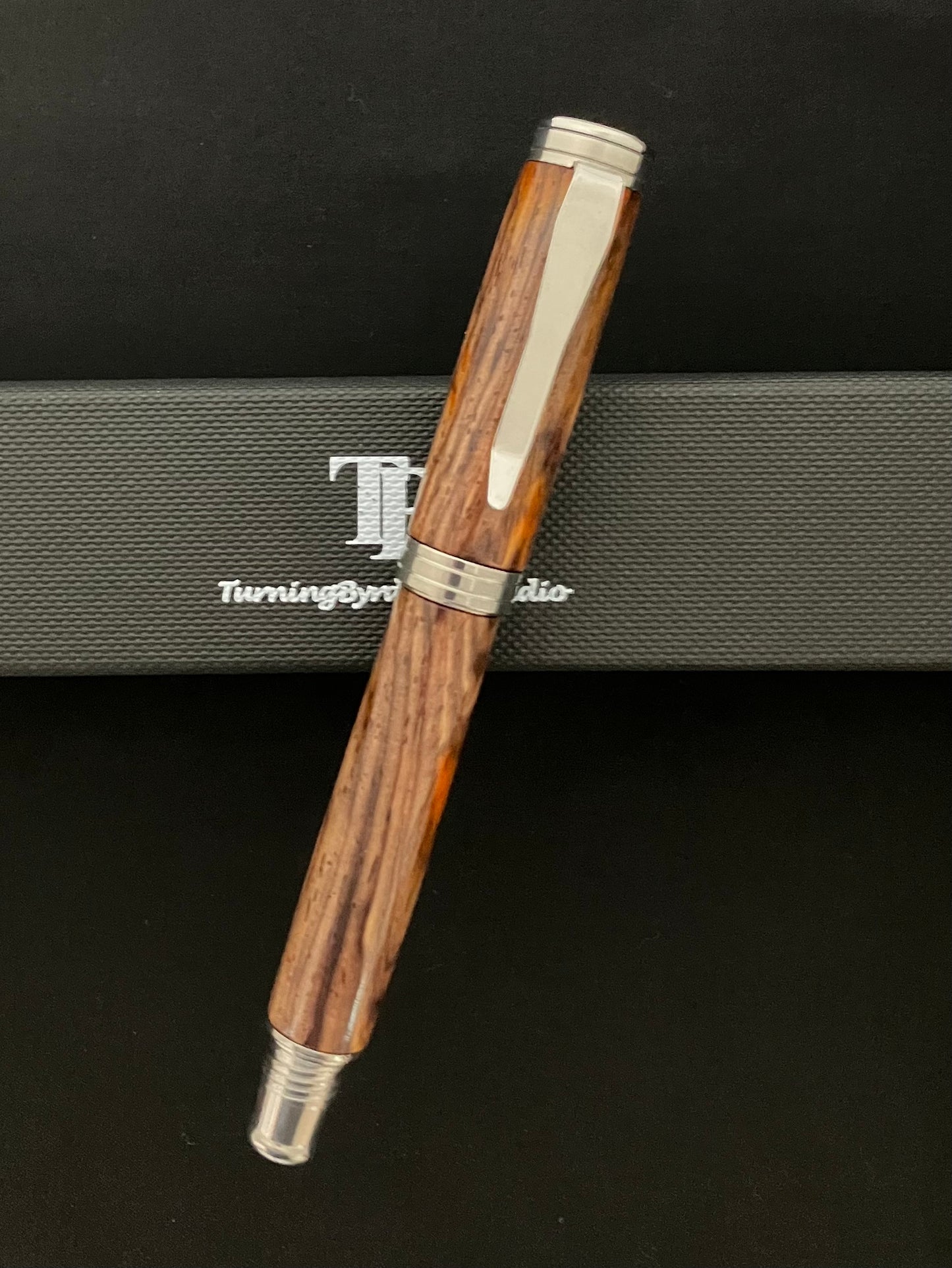 Cocobolo rollerball pen - with USA stainless Steel