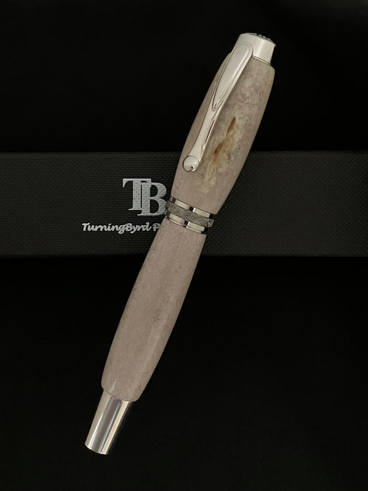 RB465-1022P  Whitetail Antler - Handcrafted  RollerBall Pen