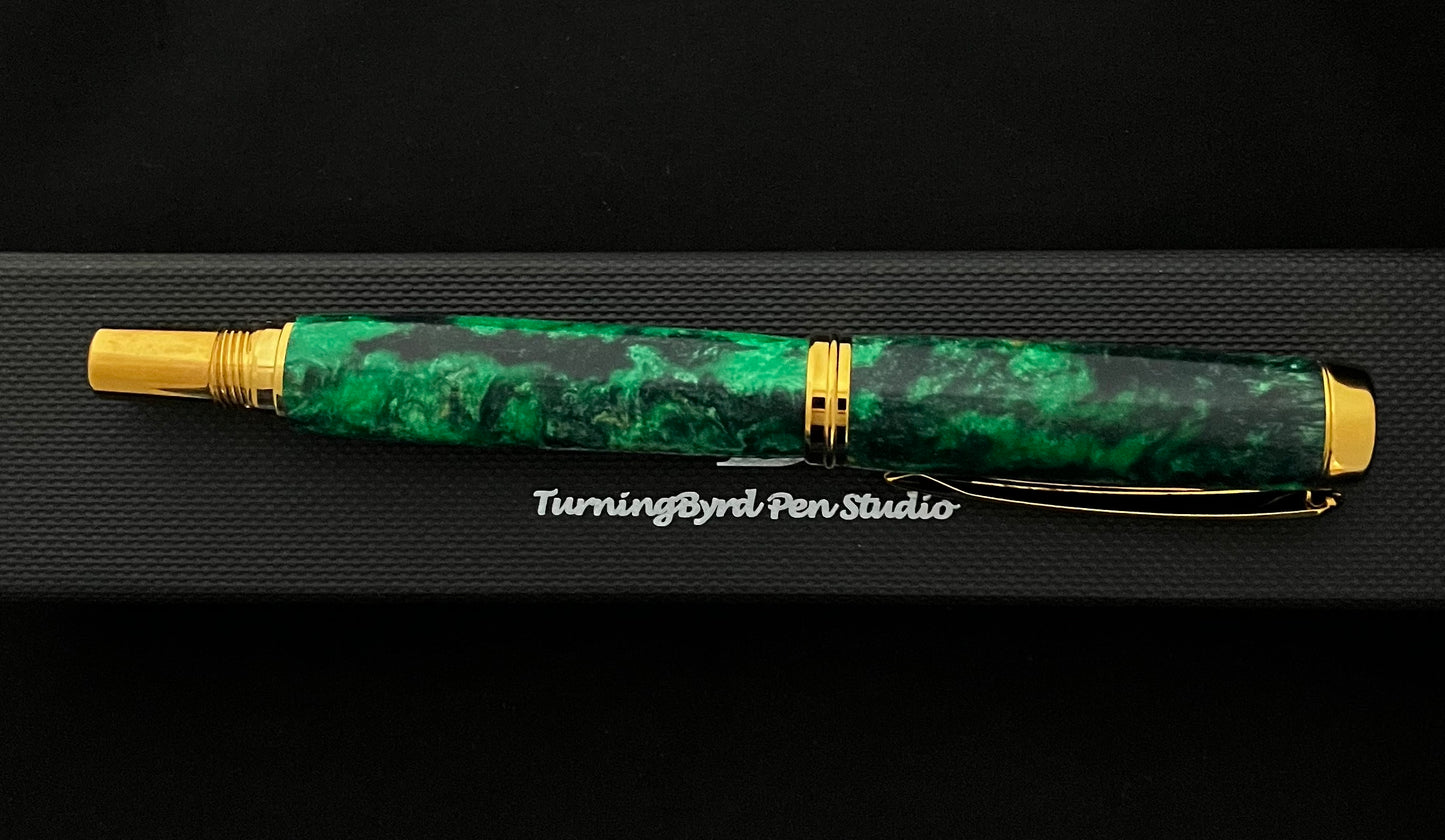 Dark Forest - Handcrafted Rollerball Pen